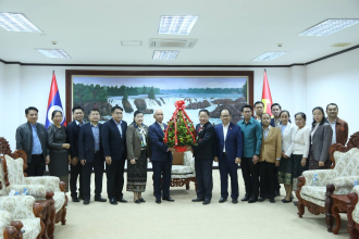 Party Committees Congratulate Khamphan Pheuyavong on Election to Politburo